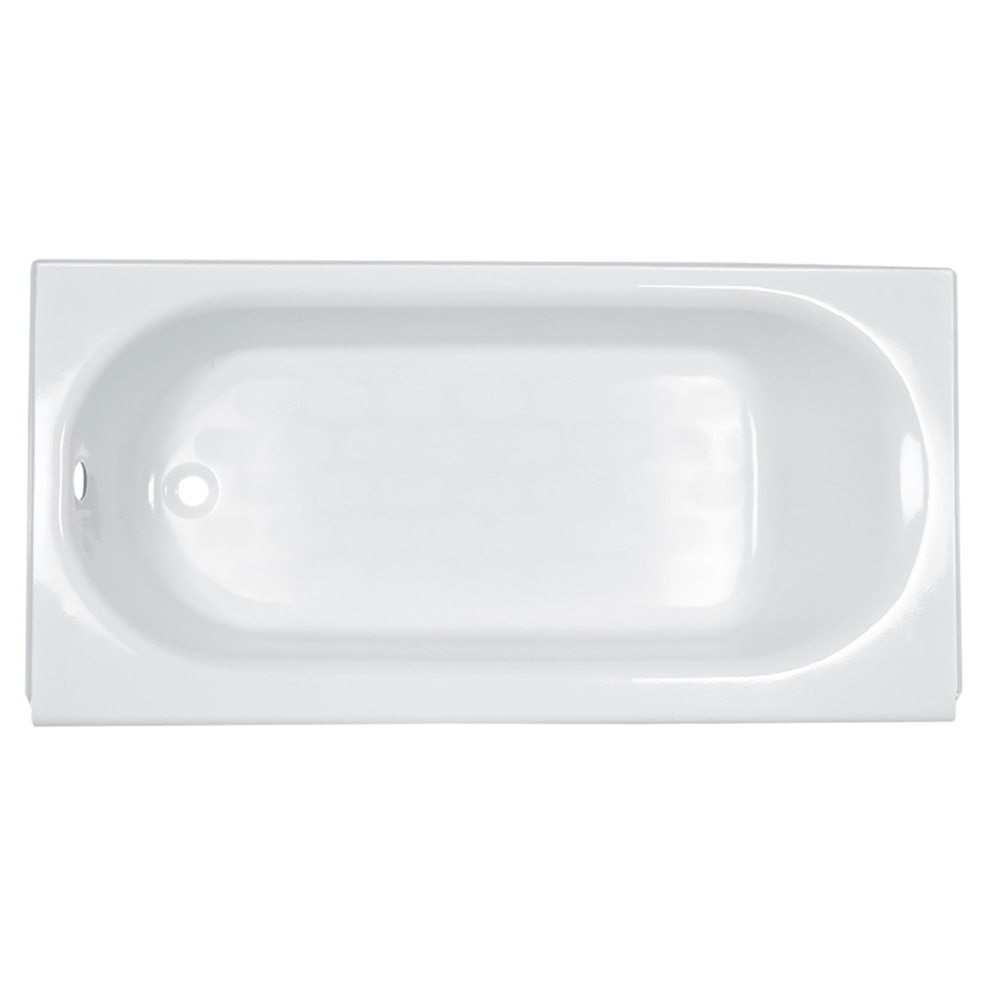Princeton Americast 60 x 34 Inch Integral Apron Bathtub Left Hand Outlet With Luxury Ledge WHITE